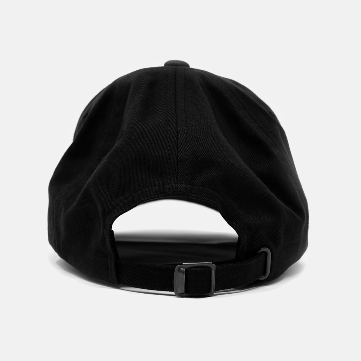TUFF Thin Script Dad Hat - Black Black TuffWraps.com