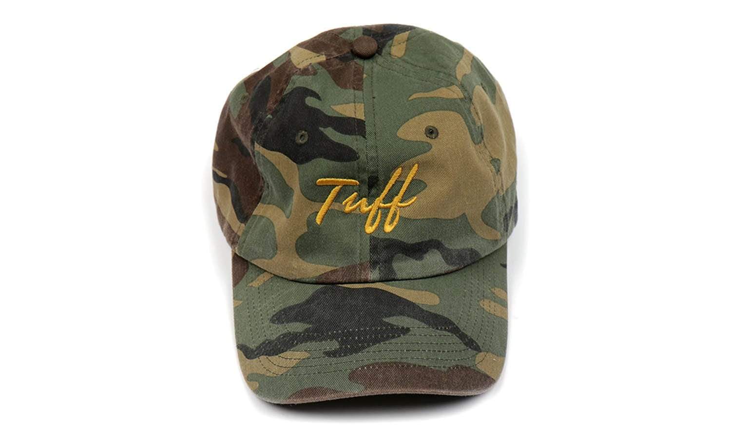 TUFF Thin Script Dad Hat - Camo TuffWraps.com