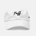TUFF Thin Script Dad Hat - White TuffWraps.com