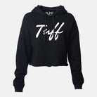 TUFF Thin Script Hooded Cropped Fleece Black / XS TuffWraps.com