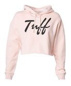 TUFF Thin Script Hooded Cropped Fleece S / Peach TuffWraps.com
