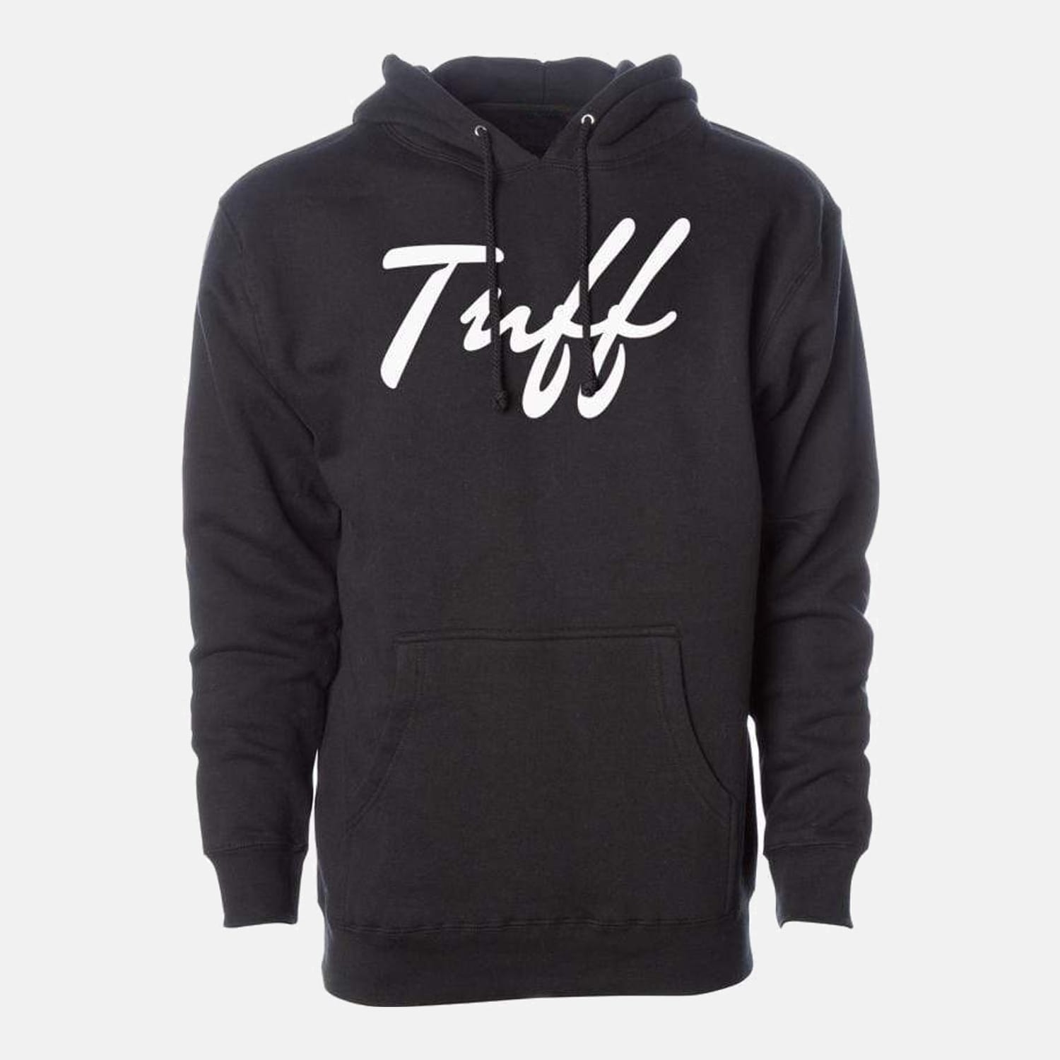 TUFF Thin Script Hooded Sweatshirt Black / XS TuffWraps.com