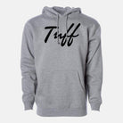 TUFF Thin Script Hooded Sweatshirt Gray / XS TuffWraps.com