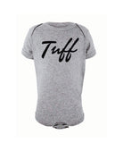 TUFF Thin Script Infant Onesie NB / Heather Gray TuffWraps.com