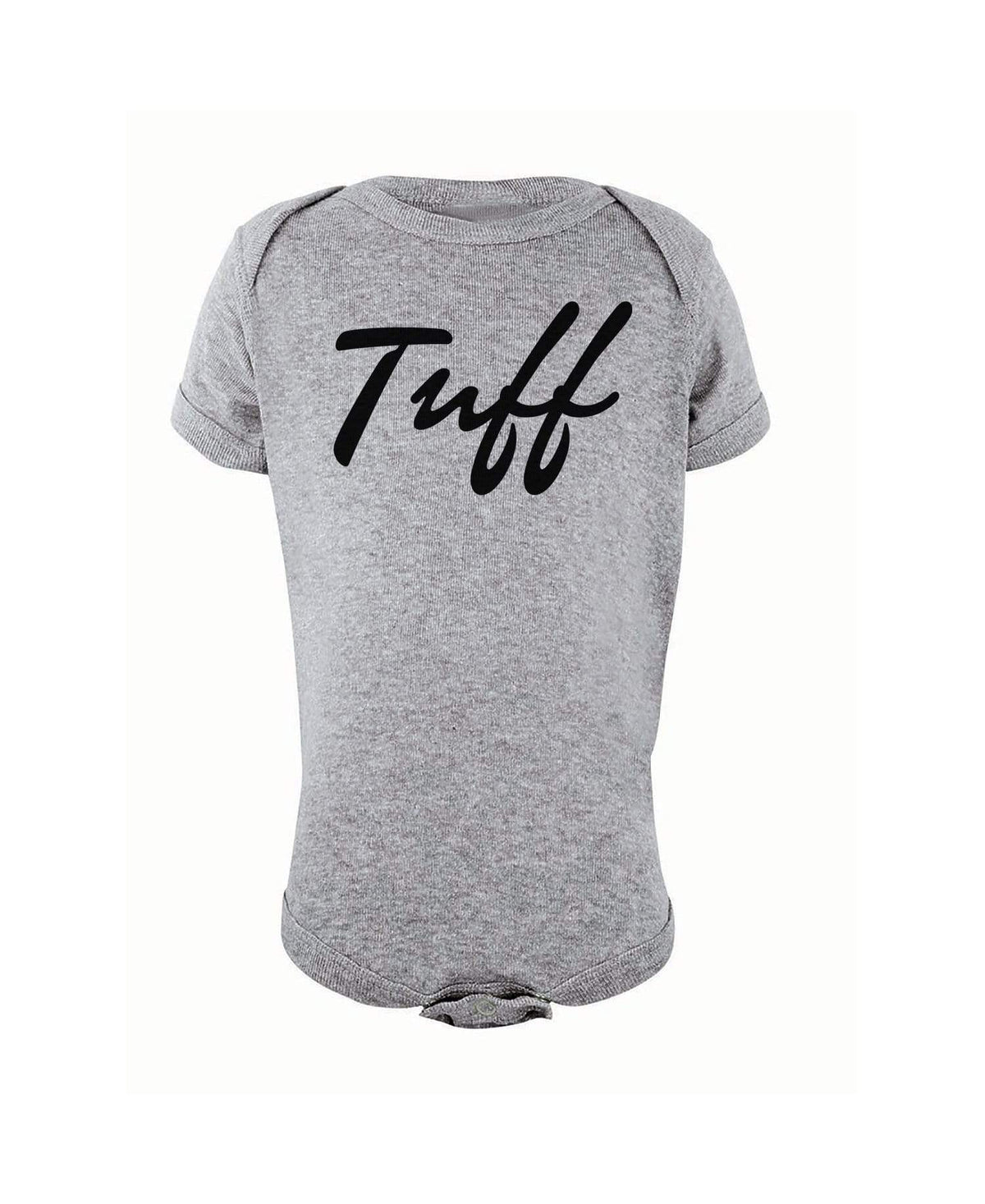 TUFF Thin Script Infant Onesie NB / Heather Gray TuffWraps.com