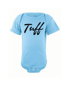 TUFF Thin Script Infant Onesie NB / Light Blue TuffWraps.com
