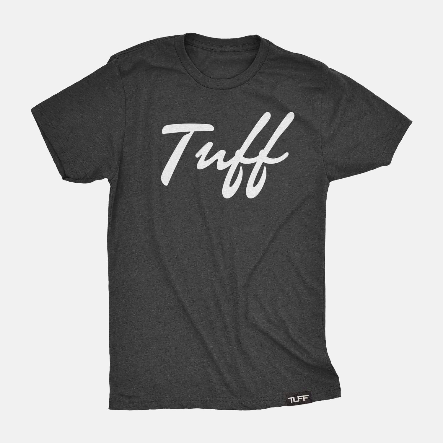 TUFF Thin Script Tee Black / S TuffWraps.com