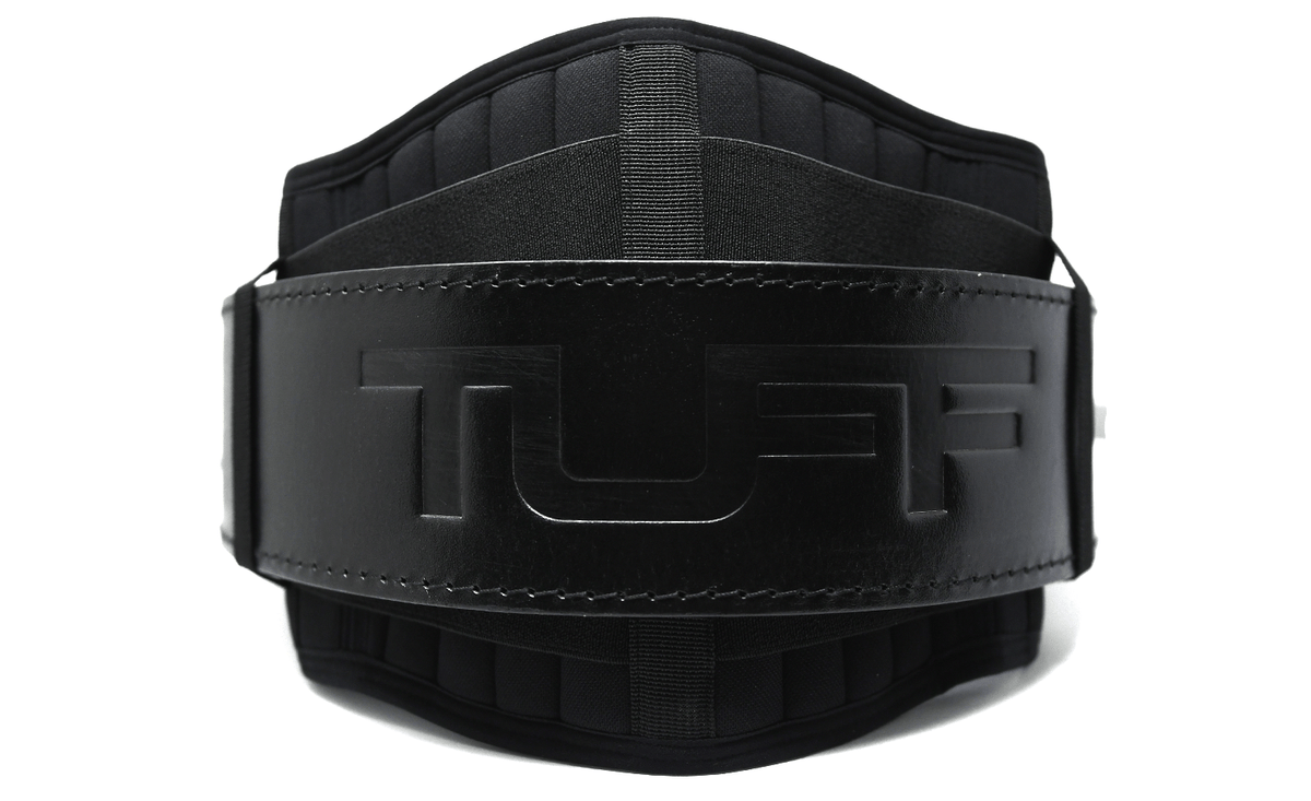 TUFF-X Neoprene Lumbar Compression Weight Belt TuffWraps.com