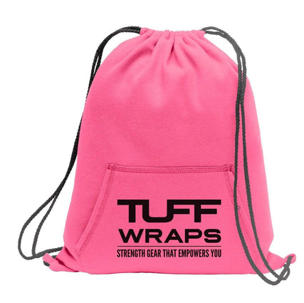 TUFFWRAPS Fleece Cinch Bag Black TuffWraps.com