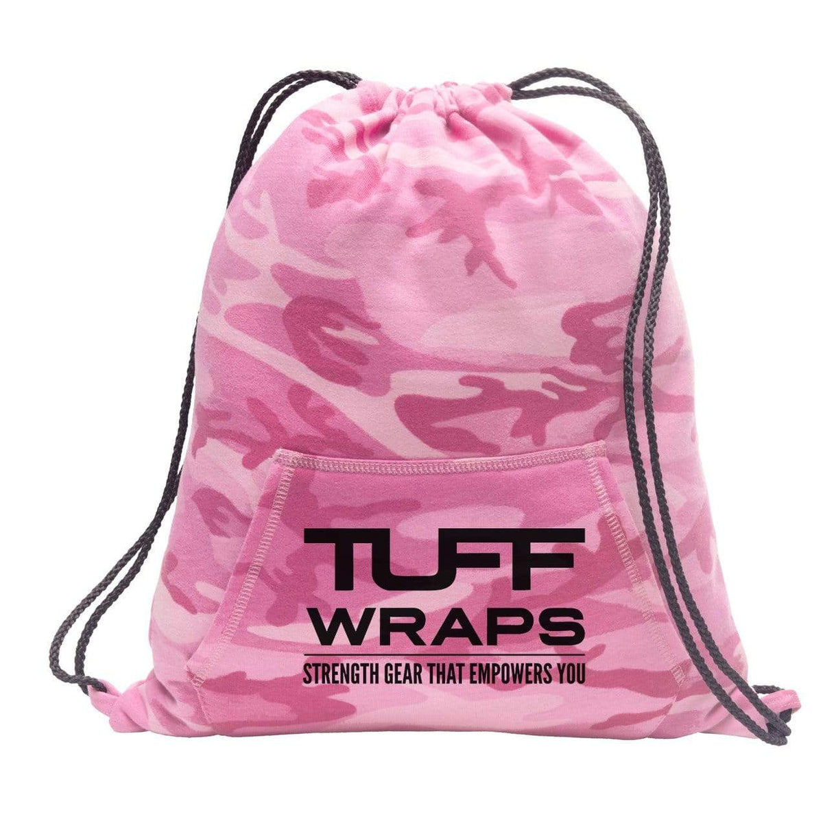 TUFFWRAPS Fleece Cinch Bag Pink Camo TuffWraps.com