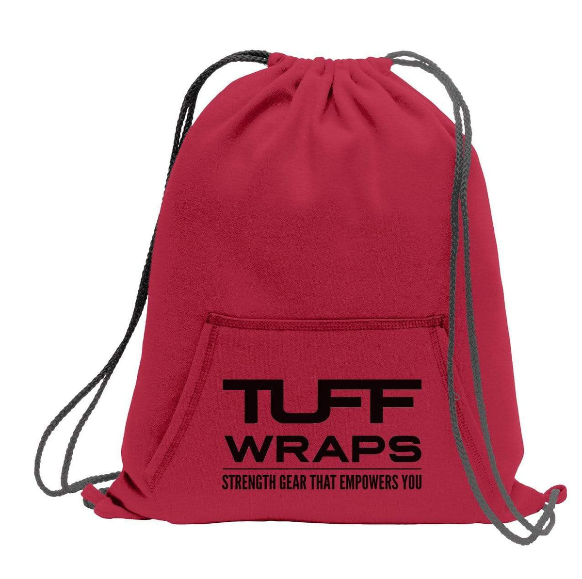 TUFFWRAPS Fleece Cinch Bag Red TuffWraps.com