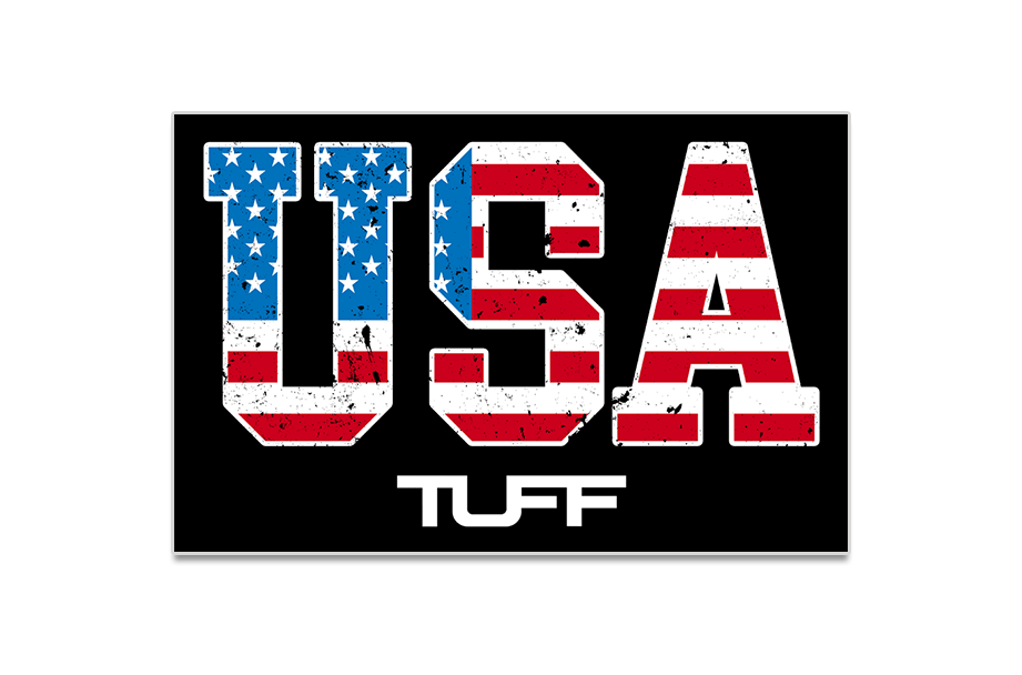 USA TUFF Sticker TuffWraps.com