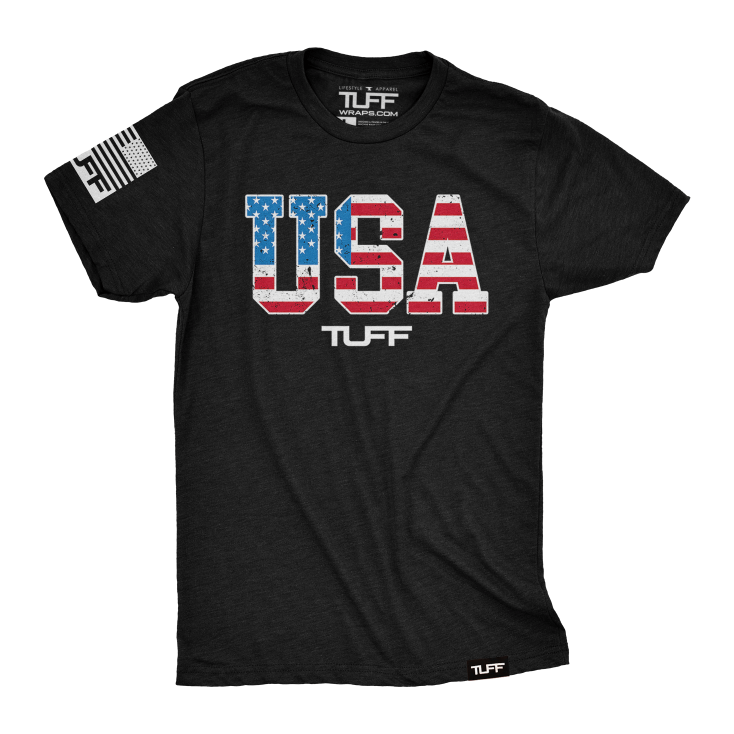 USA TUFF Tee S / Black TuffWraps.com