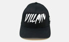 Villain Black Flexfit Hat (White) S/M (6 3/4"-7 1/4") / Black TuffWraps.com