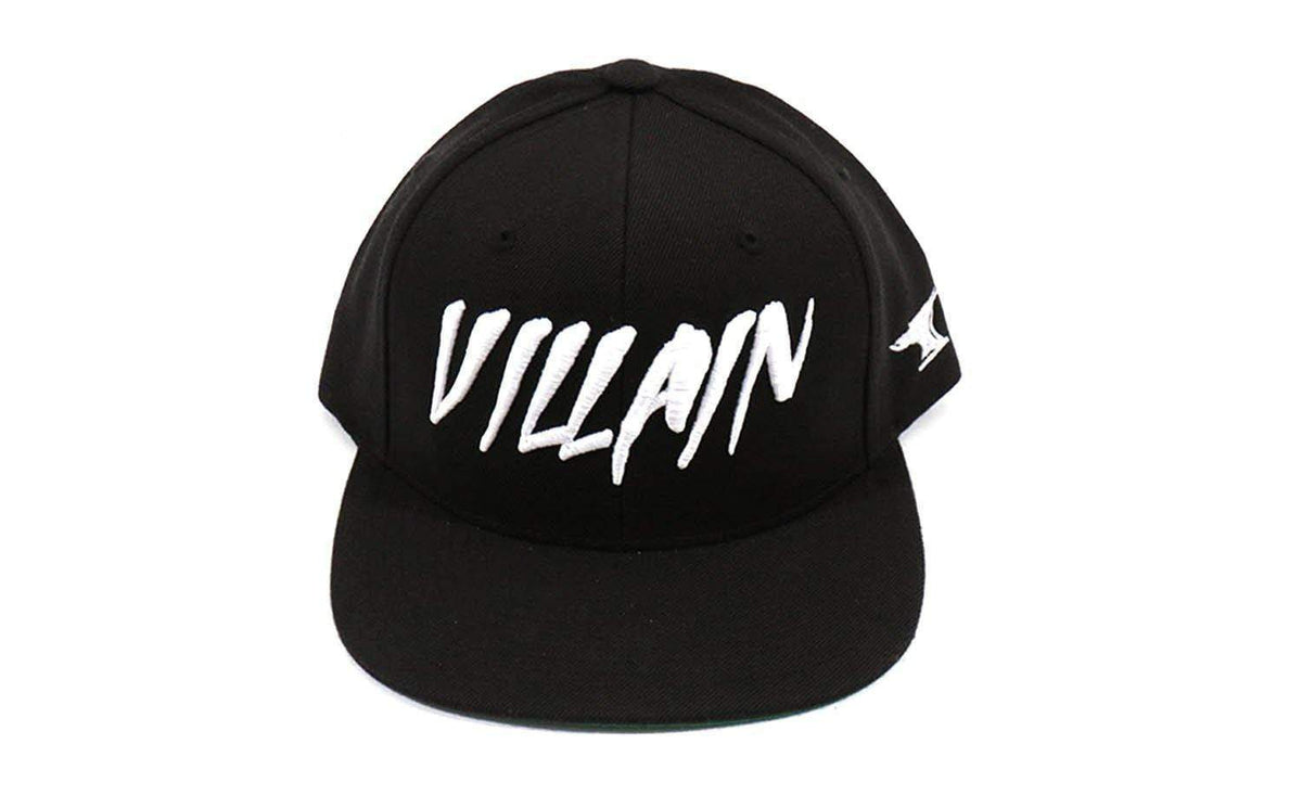 Villain Black Snapback Hat TuffWraps.com