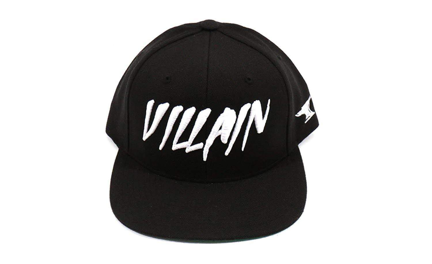 Villain Black Snapback Hat TuffWraps.com