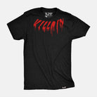 Villain Blood Drip Neck Tee Black / S TuffWraps.com