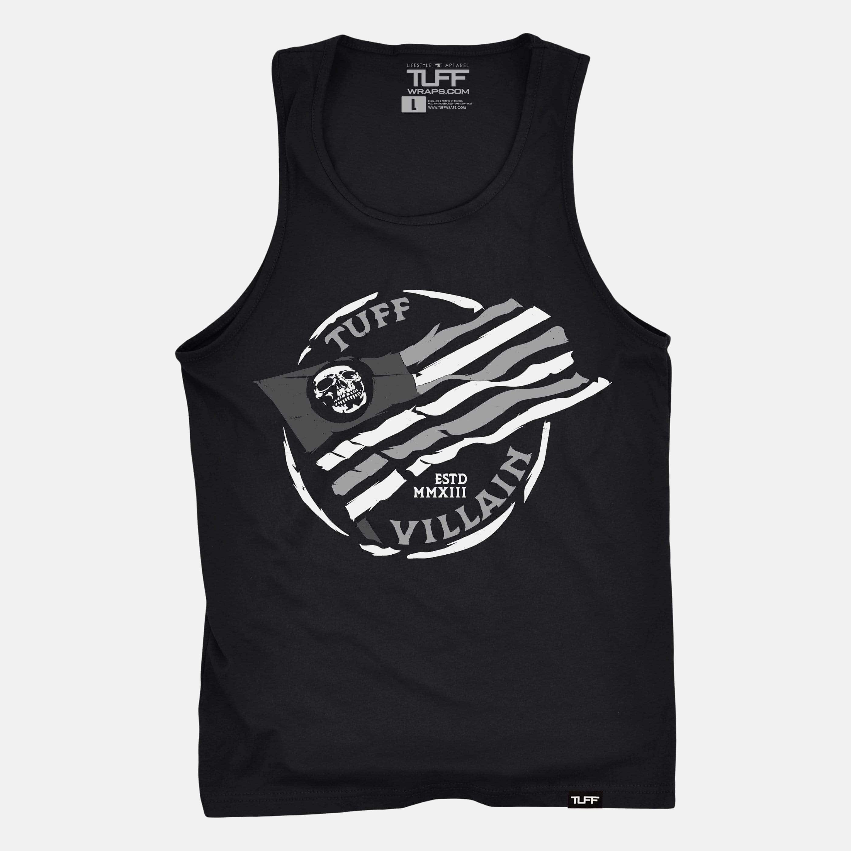 Villain Flag Tank Black / S TuffWraps.com