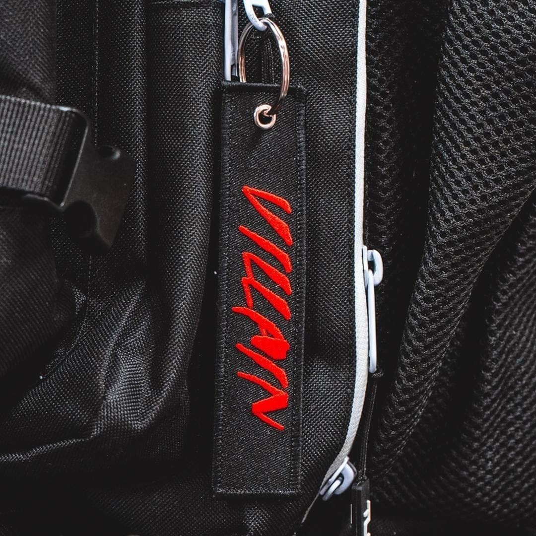 Villain Key Chain Black &amp; Red TUFF