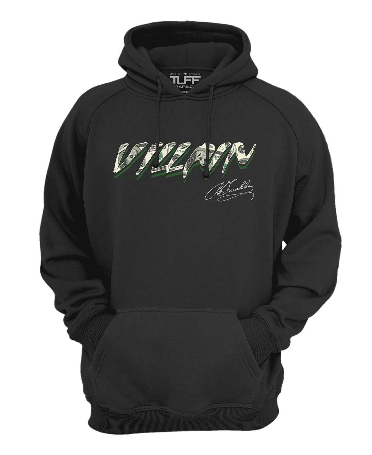 Villain Money Hooded Sweatshirt XS / Black TuffWraps.com