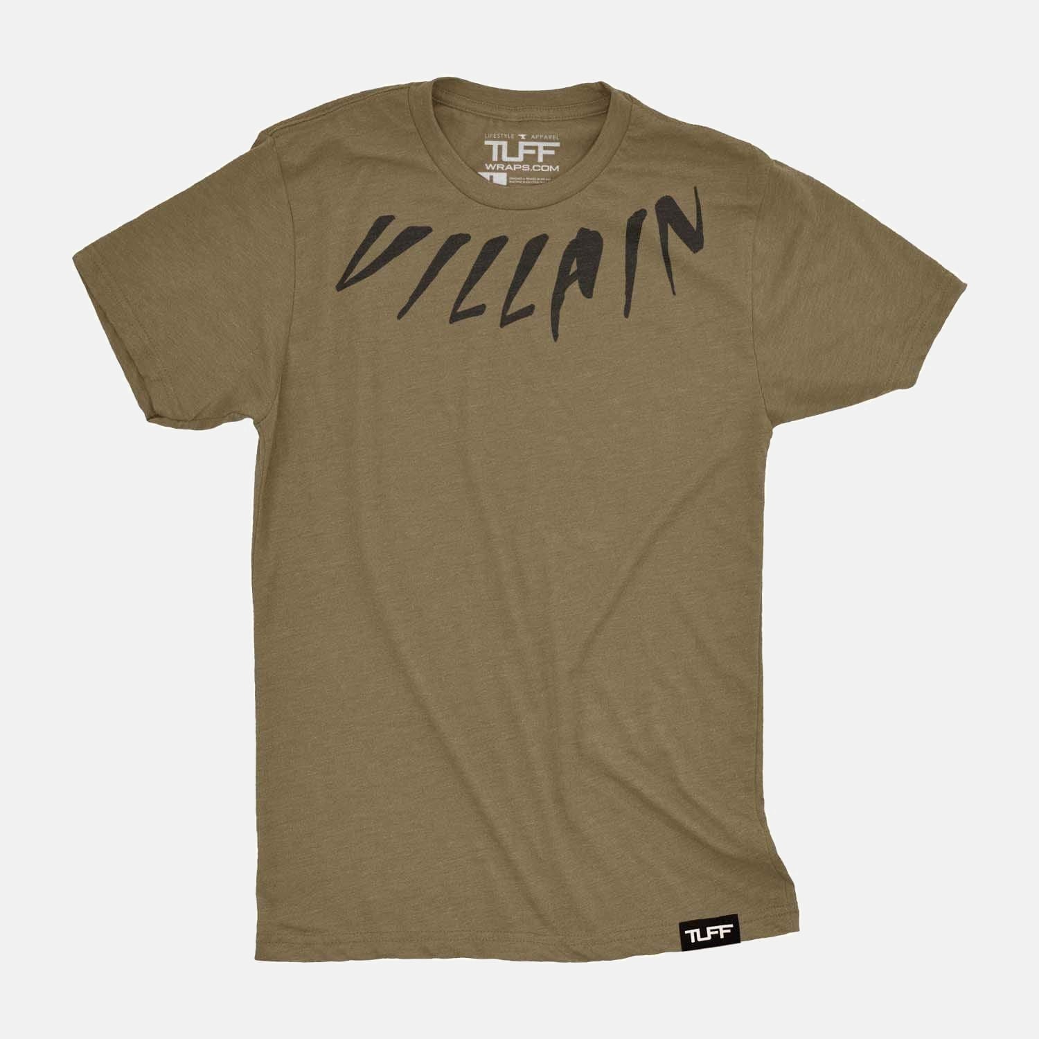 Villain Neck Tee Military Green / S TuffWraps.com