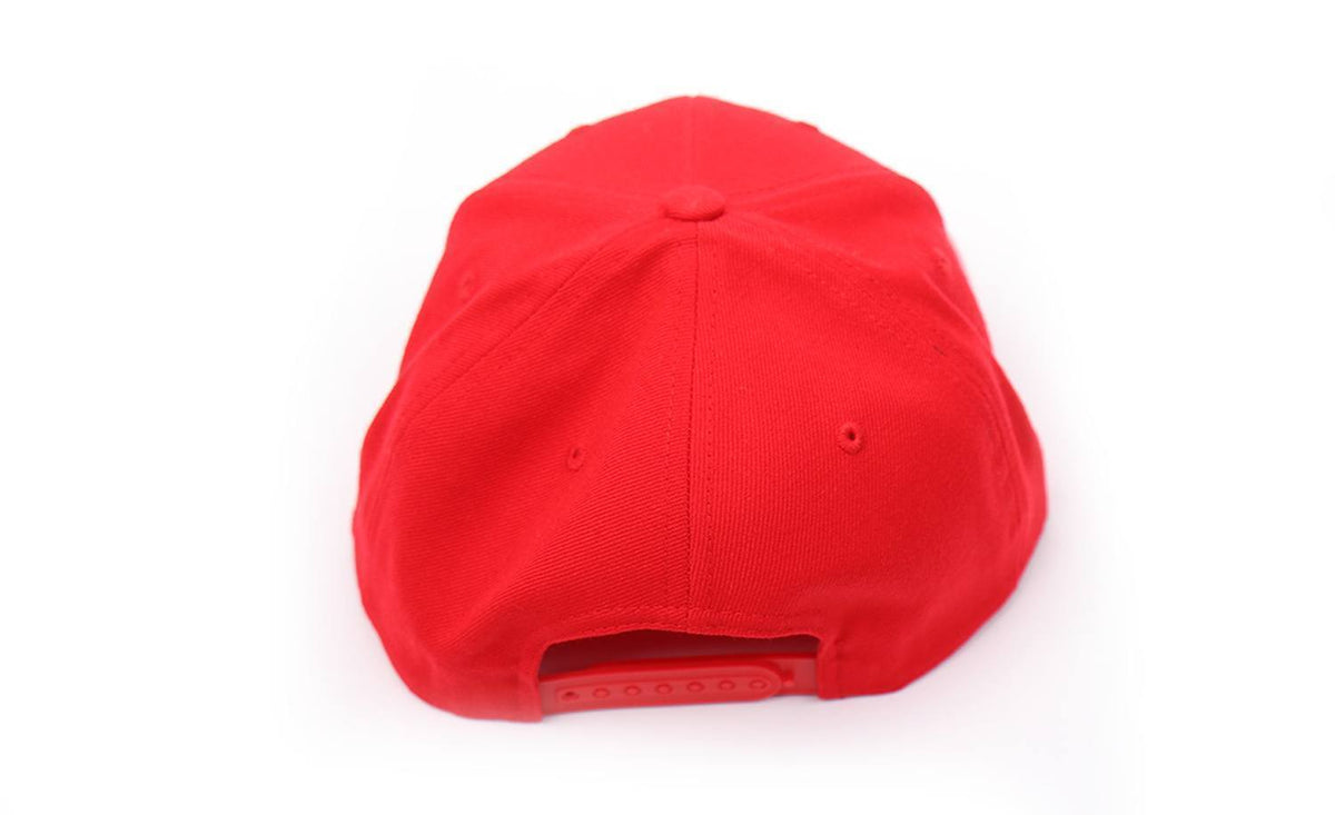 Villain Red Snapback Hat TuffWraps.com