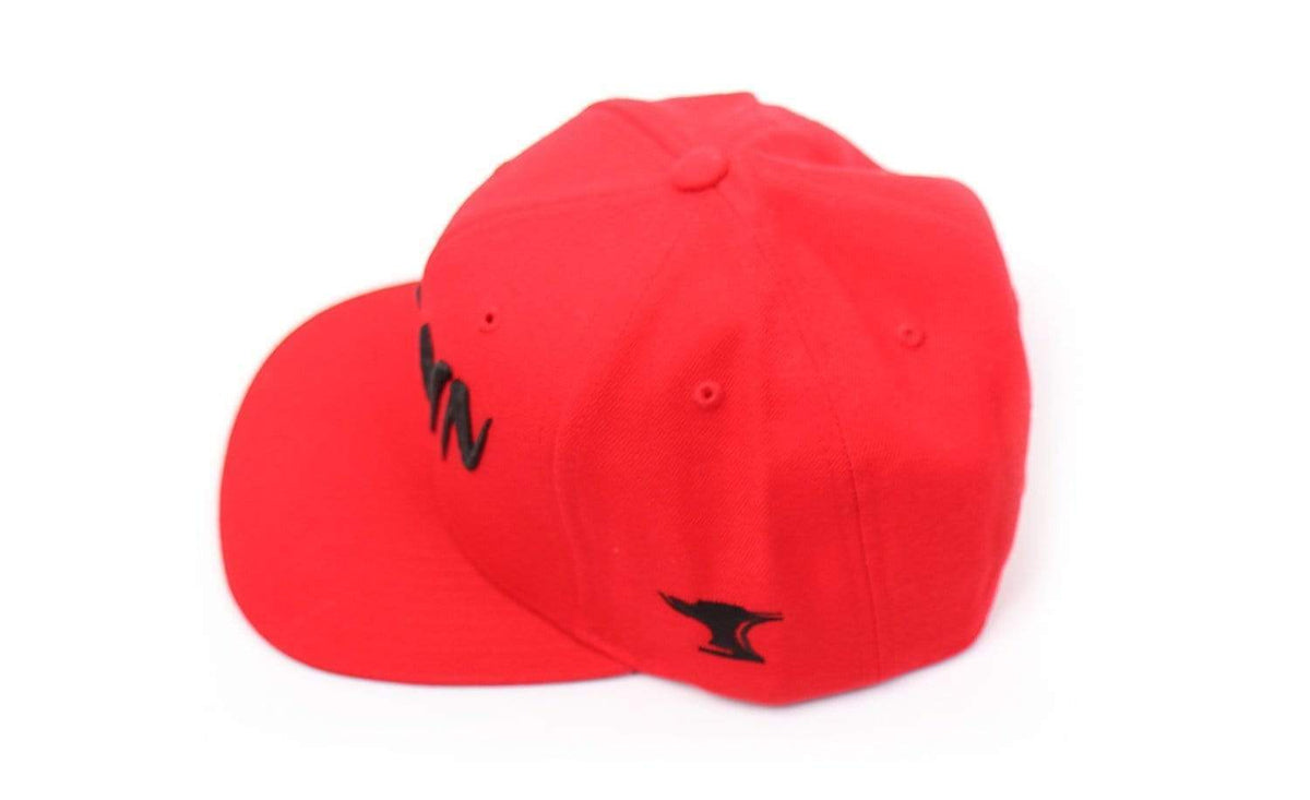 Villain Red Snapback Hat TuffWraps.com