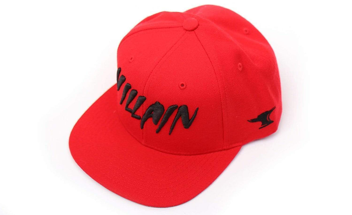 Villain Red Snapback Hat TuffWraps.com
