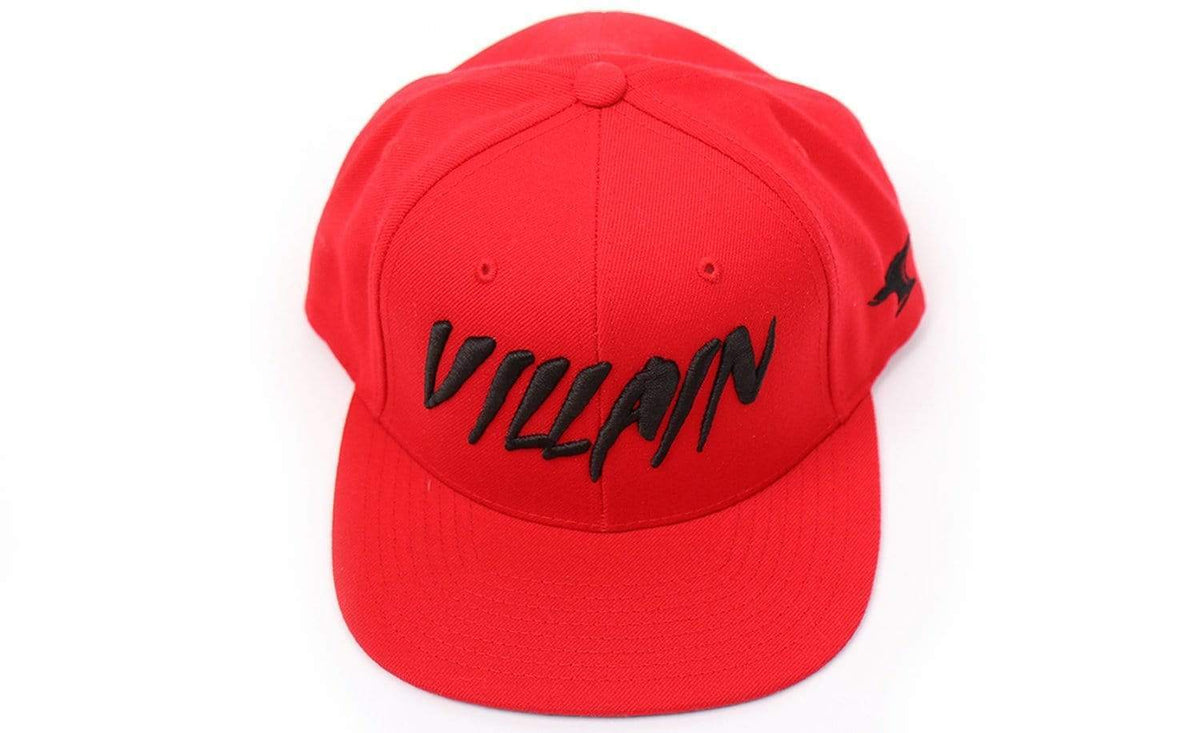 Villain Red Snapback Hat TuffWraps.com