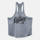 Villain Script Stringer Tank Top Gray / S TuffWraps.com