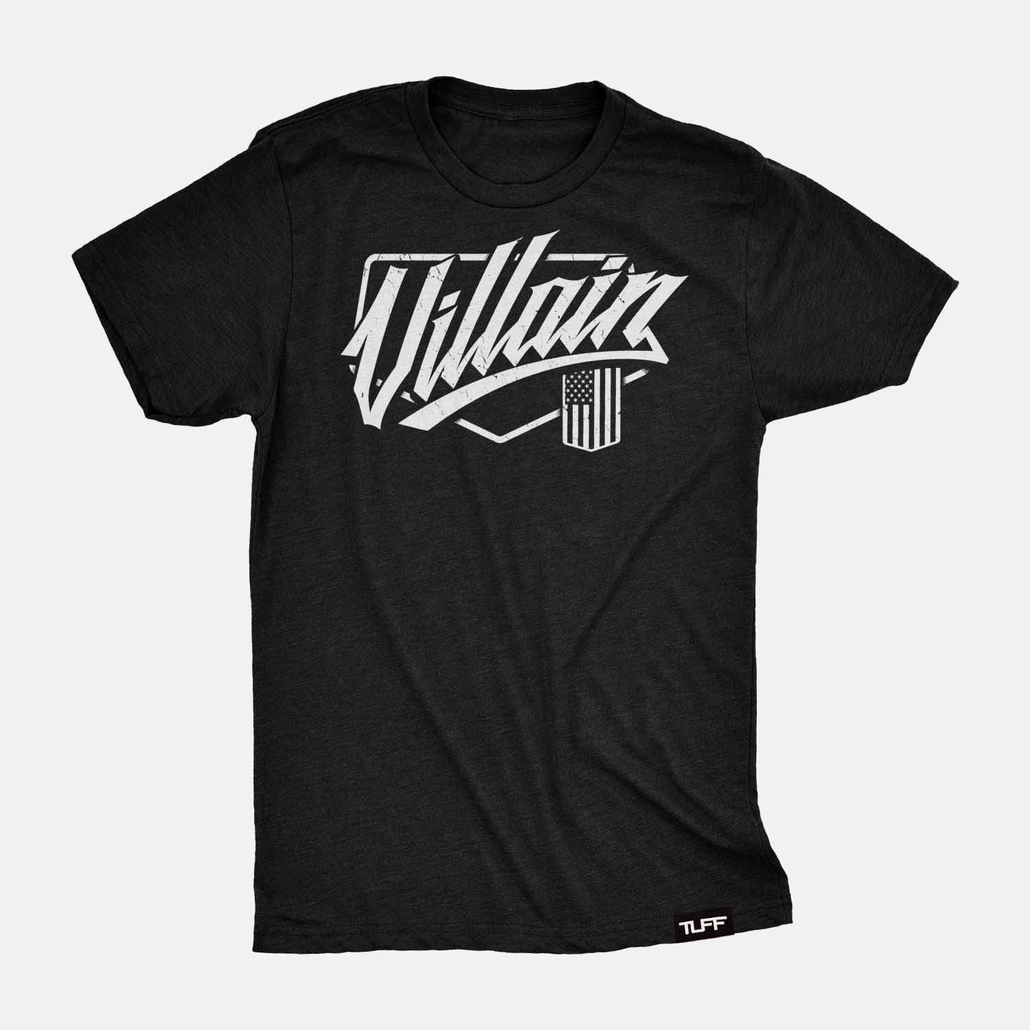 Villain Script Tee Black / S TuffWraps.com