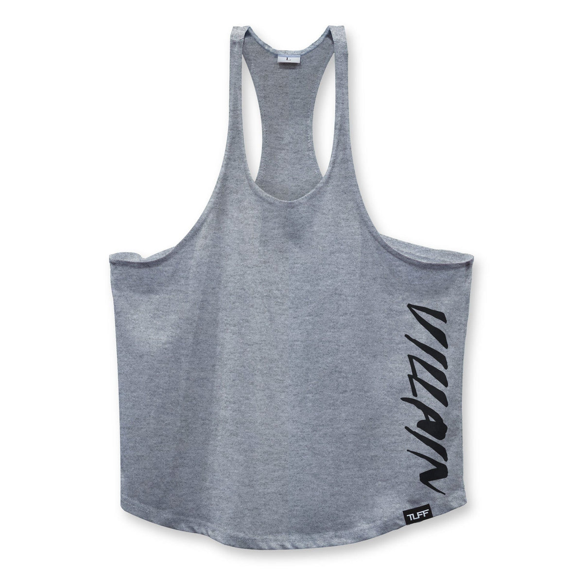 Villain Side Stringer Tank Top S / Heather Gray TuffWraps.com