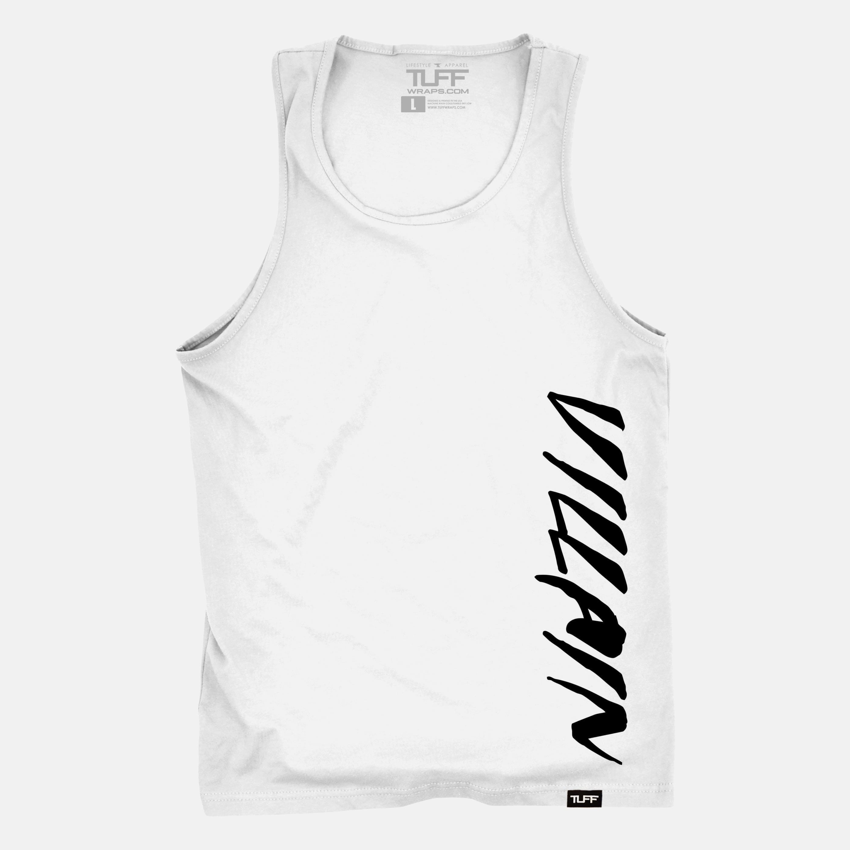 Villain Side Tank White / S TuffWraps.com