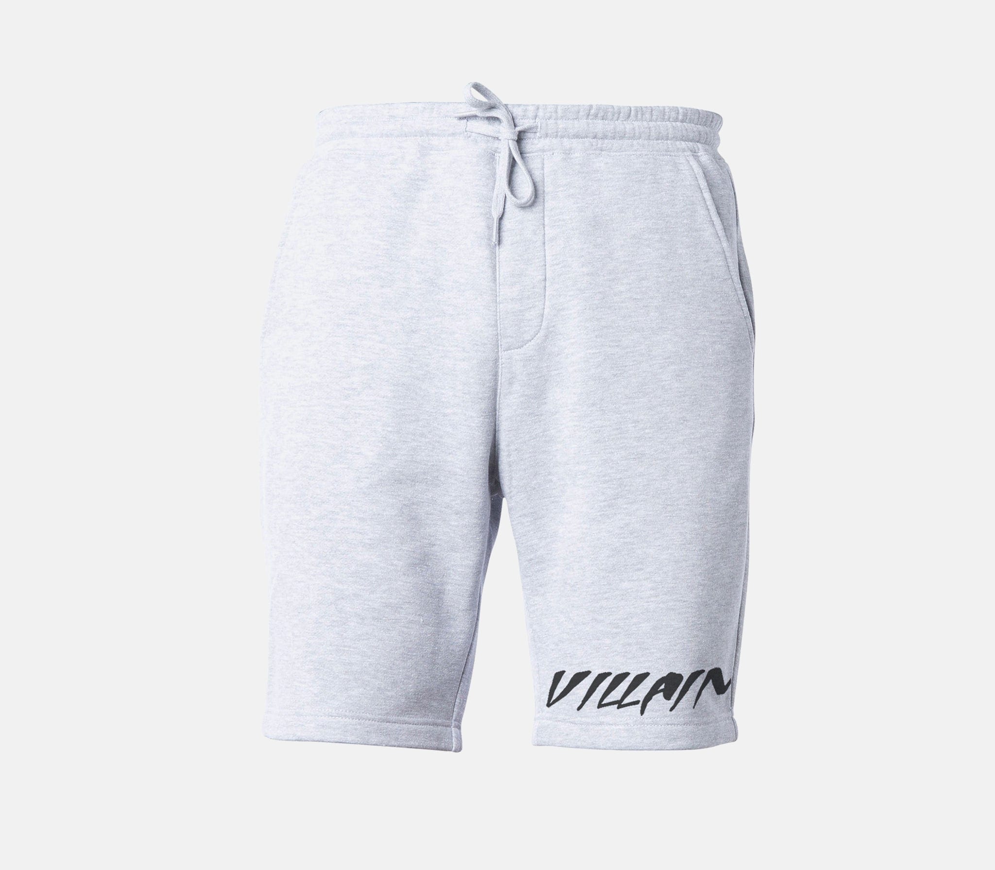 Villain Tapered Fleece Shorts Gray / XS TuffWraps.com