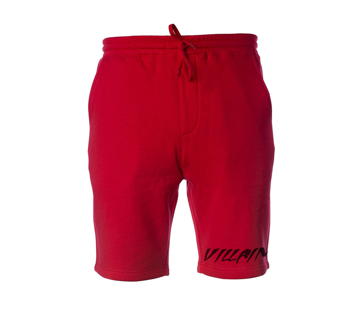 Villain Tapered Fleece Shorts XS / Red TuffWraps.com